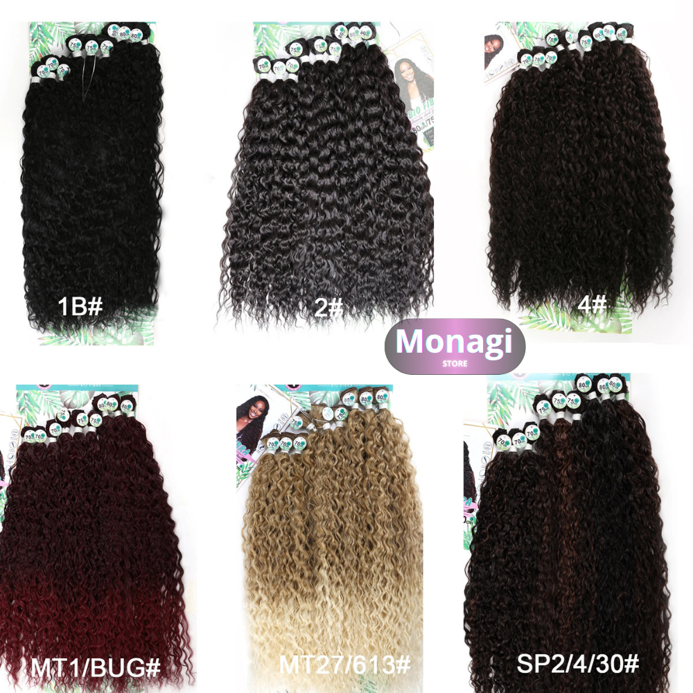 Extensões Cabelo Bio Fibra Orgânica 300g 9 Peças - Alta Qualidade, Natural e Durável