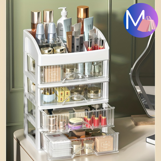 Organizador Multi-Camadas para Maquiagem e Joias