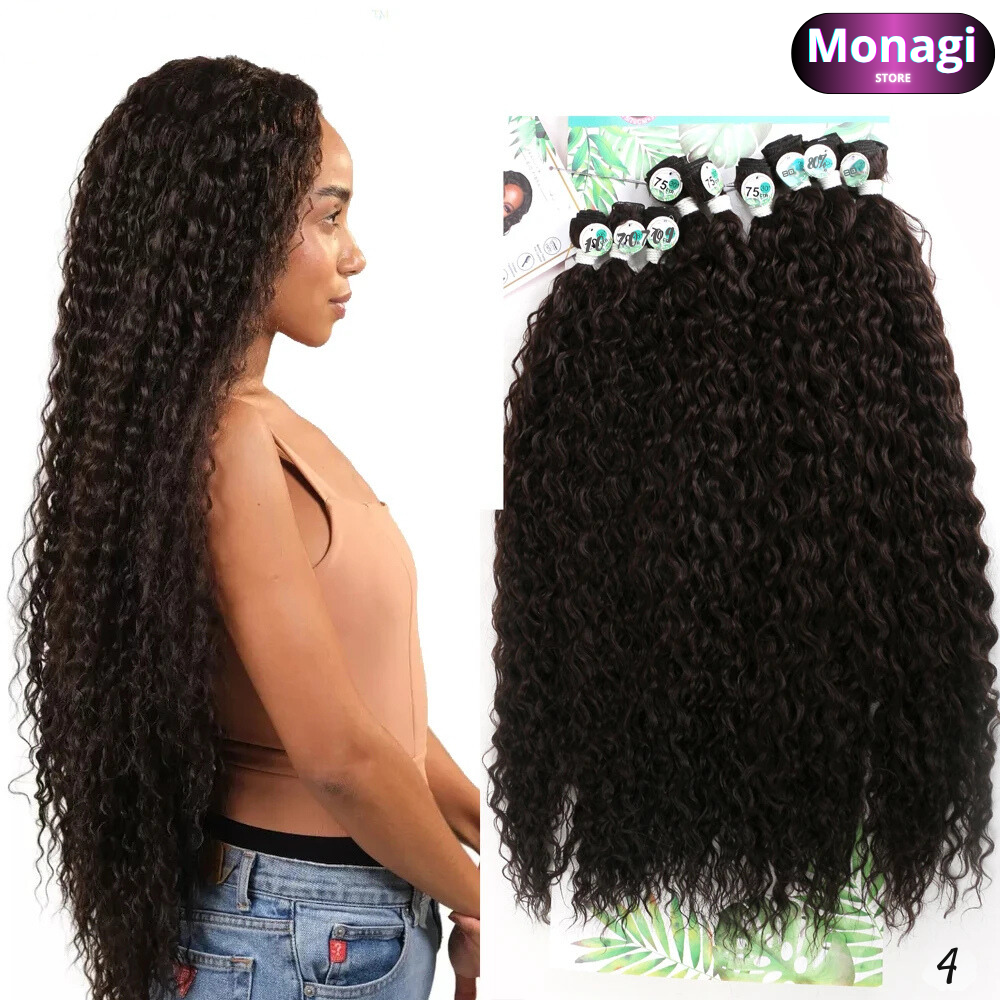 Extensões Cabelo Bio Fibra Orgânica 300g 9 Peças - Alta Qualidade, Natural e Durável