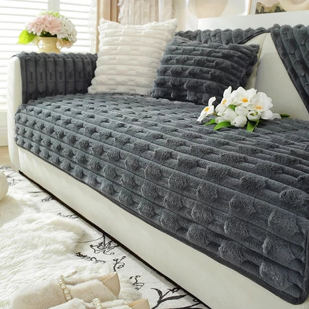 Capa de Almofada Aveludada e Antiderrapante