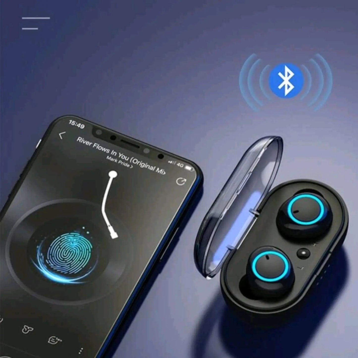 Fone Tws-5 Sem Fio Bluetooth 5.0 Headfone Headset Para Celular