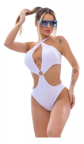 Maiô Engana Mamãe com Bojo e Detalhe em Argola – Charme e Versatilidade para a Praia!