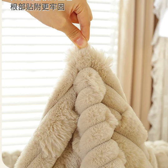 Capa de Almofada Aveludada e Antiderrapante