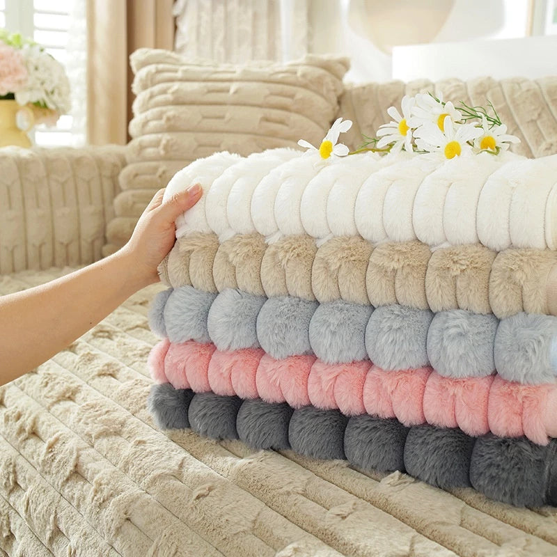 Capa de Almofada Aveludada e Antiderrapante