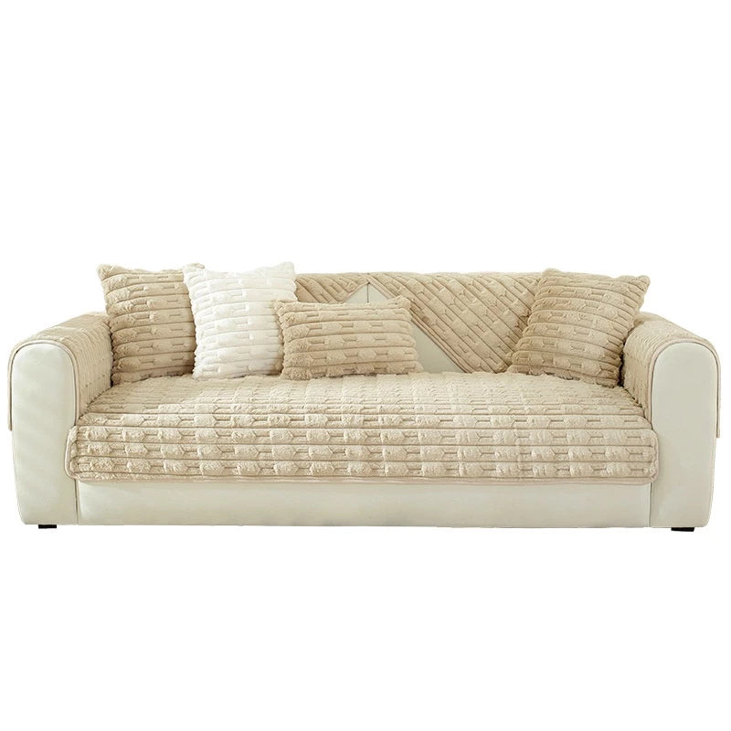 Capa de Almofada Aveludada e Antiderrapante